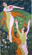 Ernst Ludwig Kirchner, Women playing with a ball